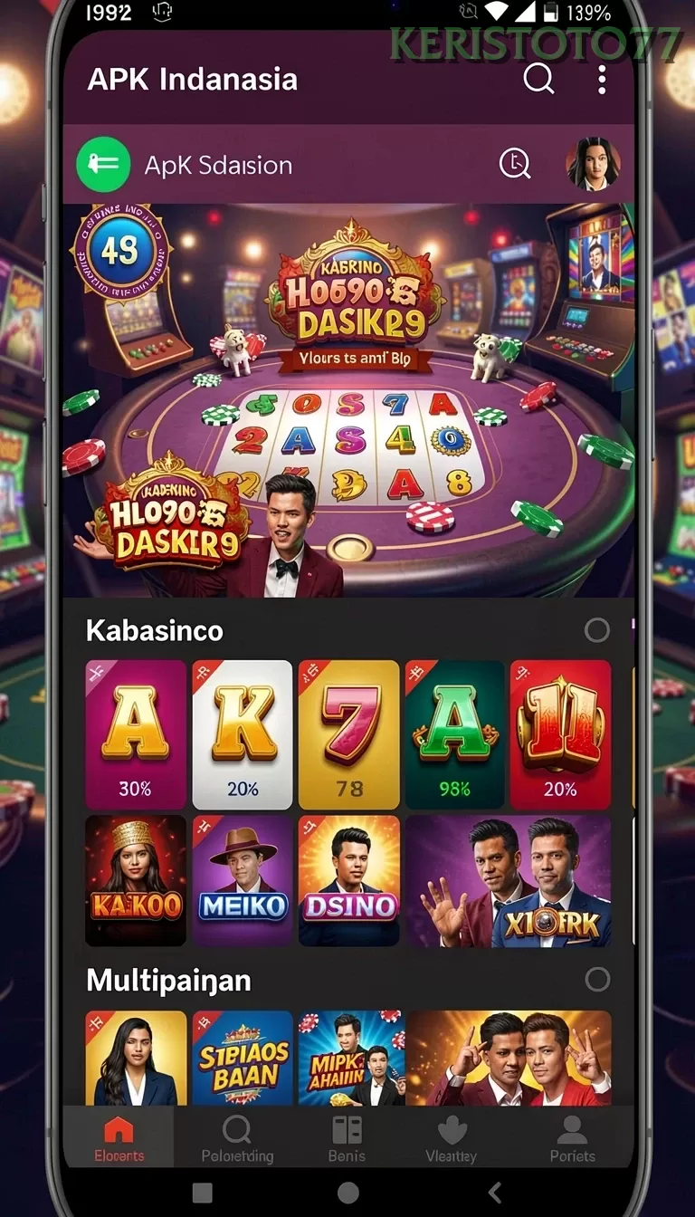 Cuplikan layar INDO126 — menu navigasi
