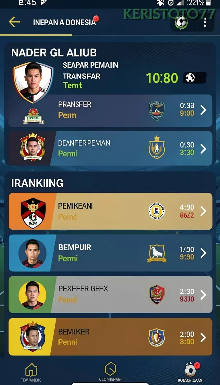 Cuplikan layar L3GAMTOTO — pengaturan akun