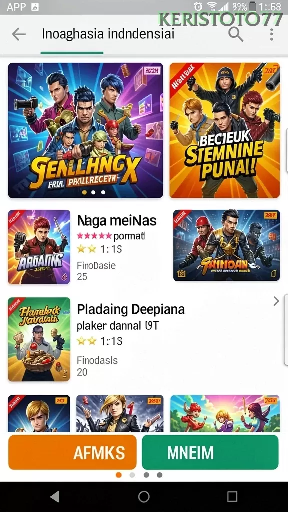 Cuplikan layar SP666 — menu navigasi
